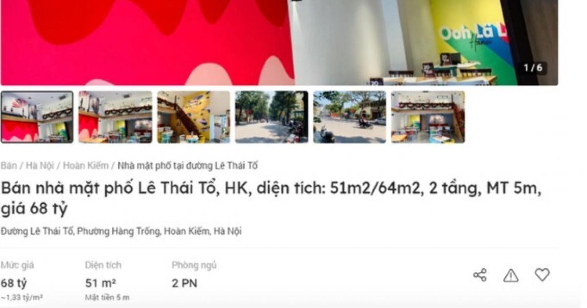 3 tỷ đồng mỗi m2 đất phố cổ Hà Nội