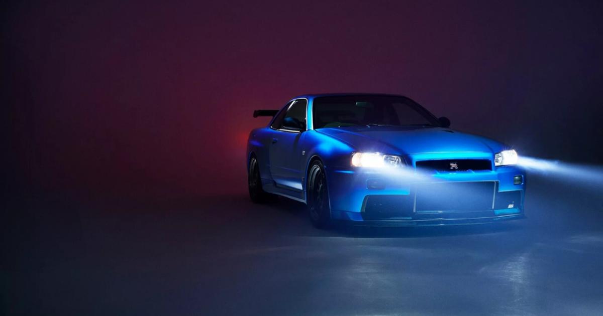 Xế cổ Nissan GT-R R34 được phục chế thành siêu xe