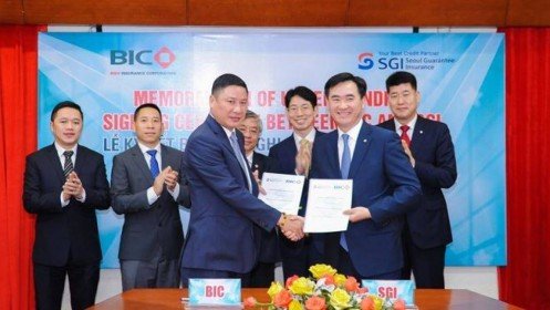 BIC và SGI ký kết biên bản nhằm phát triển bảo hiểm bảo lãnh tại Việt Nam