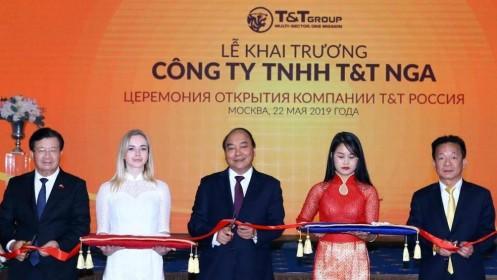 Thủ tướng dự lễ khai trương hoạt động của Tập đoàn T&T Group tại Nga