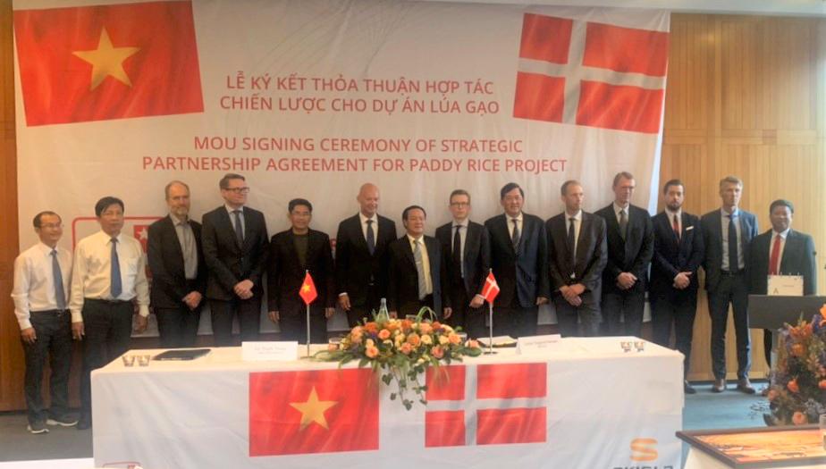 Sao Mai Group và  tập đoàn Đan Mạch hợp tác chế biến gạo chuẩn quốc tế