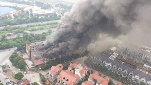 Cháy lớn tại Khu du lịch Thiên đường Bảo Sơn