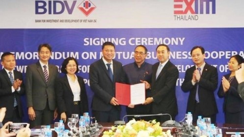 BIDV và EXIM Thái Lan ký thỏa thuận hợp tác chung