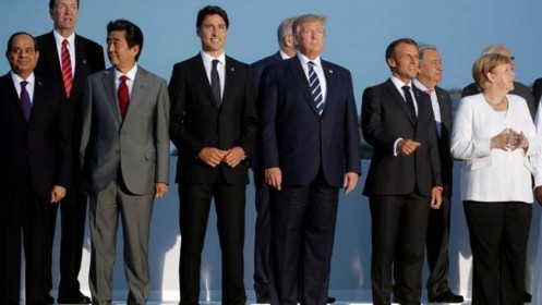 Ông Trump “tranh luận nảy lửa” với lãnh đạo các nước G7 vì Nga