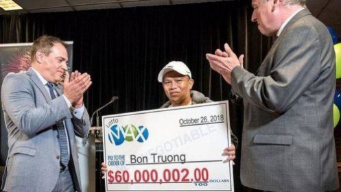 Đánh một dãy số trong 20 năm, người đàn ông gốc Việt trúng 60 triệu USD