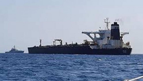 Siêu tàu chở dầu của Iran đang ở gần Syria