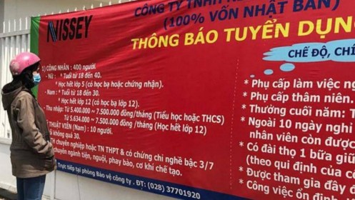 Thành phố Hồ Chí Minh: Nhu cầu tuyển dụng lao động tháng Chín tăng 20%