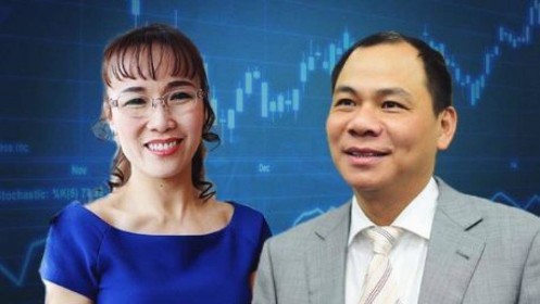 Khối tài sản của hai người giàu nhất Việt Nam tăng hàng nghìn tỷ đồng trong hôm qua