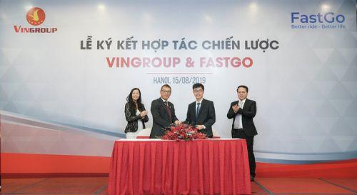 Vingroup hợp tác với FastGo tham gia thị trường xe công nghệ, cạnh tranh với Grab, Be, Mygo...