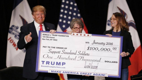 Ông Trump bị phạt 2 triệu USD vì vi phạm trong chiến dịch bầu cử năm 2016