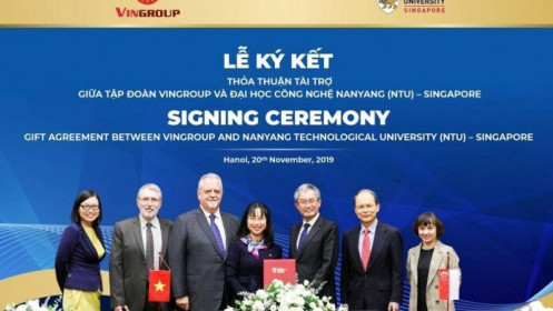 Vingroup tài trợ 5 triệu đô la Singapore cấp học bổng cho thạc sĩ, tiến sĩ người Việt tại Đại học Công nghệ Nanyang