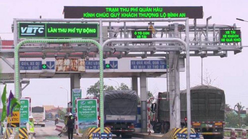 Bộ GTVT xin lùi tiến độ dự án thu phí tự động không dừng
