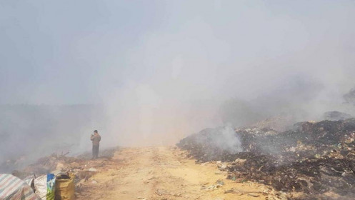Cháy bãi rác Cam Ly suốt 5 ngày, khói đen bao trùm thành phố Đà Lạt