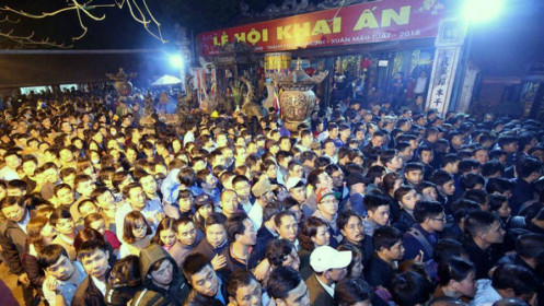 Nam Định dừng tổ chức Lễ hội Khai ấn đền Trần để phòng, chống dịch bệnh nCoV