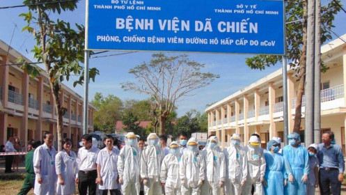 Bệnh viện dã chiến 300 giường tại Tp Hồ Chí Minh chính thức hoạt động