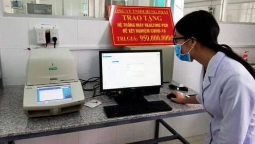 Máy xét nghiệm SARS-CoV-2 doanh nghiệp tặng Lâm Đồng chưa tới 1 tỷ đồng