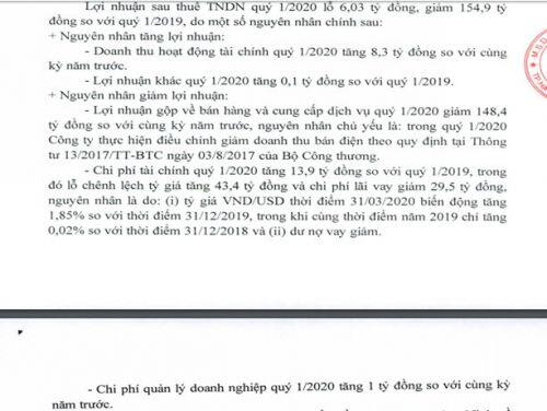 QTP - Nhiệt điện Quảng Ninh: Lỗ quý 1/2020, hiểu thế nào cho đúng?