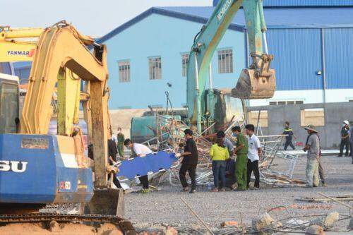 10 người chết, nhiều người bị chôn vùi do sập tường đang xây ở Đồng Nai