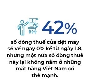 Dệt may chưa bay trên "thảm thần" EVFTA