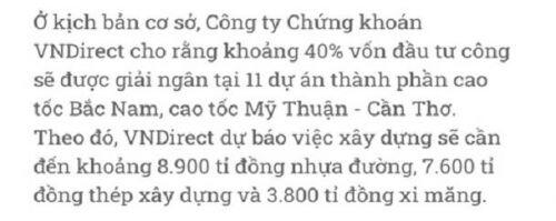 HT1: Đầu tư công được thông – HT1 có phần không?