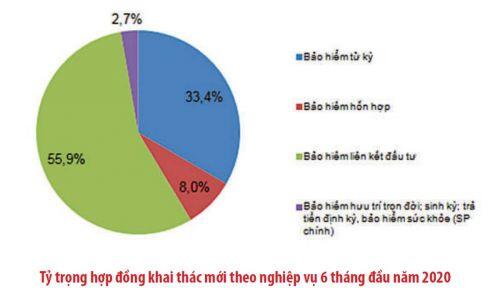 [Chart] Bức tranh thị trường bảo hiểm Việt Nam 6 tháng đầu năm