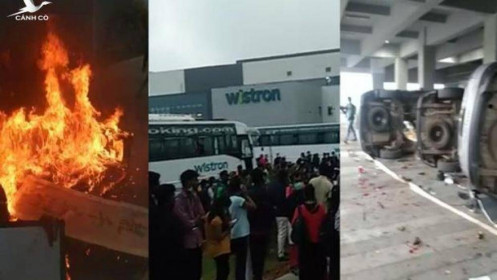 [Video]  'Nóng' công nhân đập phá tại nhà máy sản xuất iPhone