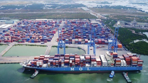 Cảng quốc tế Tân Cảng - Cái Mép đón TEU hàng container thứ 2 triệu