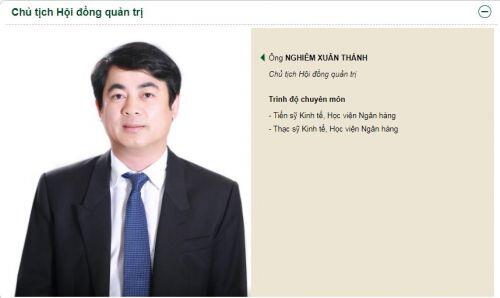 [Board Profiles] HĐQT ngân hàng Vietcombank gồm những ai?