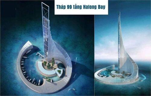 Quảng Ninh phê duyệt Dự án Tháp biểu tượng Domino Halong Bay 99 tầng của SunGroup