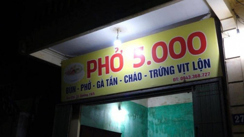 Quán phở 5000 đồng: 16 năm không tăng giá, ngày bán 500 bát ở Nam Định