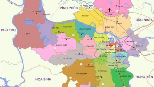 Hà Nội sẽ có thêm 8 quận vào năm 2030