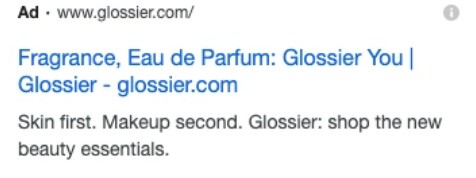 Glossier đã tận dụng Google Ads hiệu quả như thế nào ?
