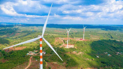 Cận cảnh dự án điện gió tại tỉnh Đắk Lắk