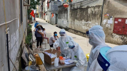 Thêm 6 ca COVID-19 cộng đồng tại quận Hoàng Mai, Hà Nội có 46 ca COVID-19 trong ngày 21/7