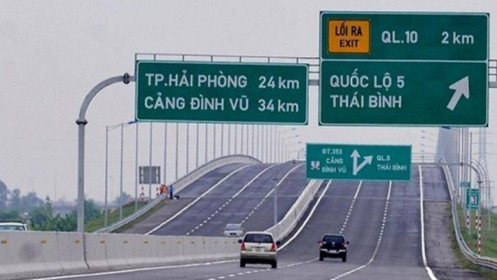 Cao tốc Hà Nội Hải - Phòng thu phí trở lại theo mức phí như trước giảm giá