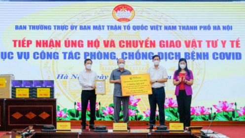 T&T Group tặng Hà Nội một triệu kit xét nghiệm RT- PCR