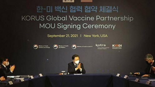 Hãng sản xuất nguyên liệu vaccine của Mỹ đầu tư lớn vào Hàn Quốc
