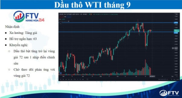 Thị trường hàng hóa 28/7: Xu hướng chưa rõ ràng