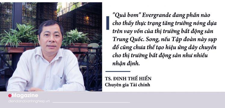 “Bom nợ” Evergrande và tiếng chuông cảnh tỉnh đối với Việt Nam
