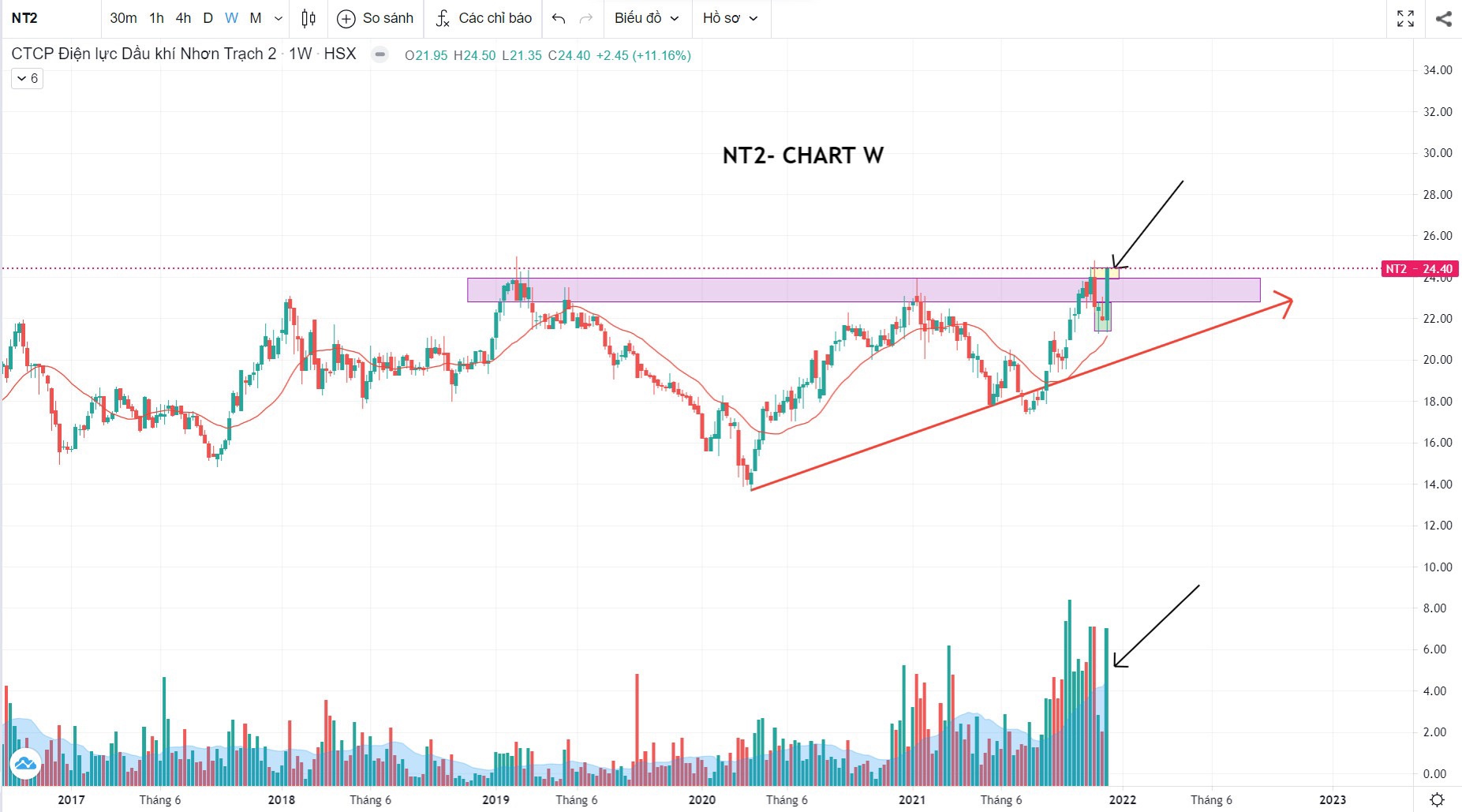 Đánh giá cơ hội đầu tư cổ phiếu NT2