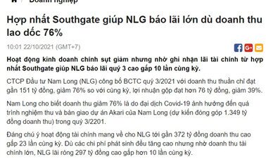 NLG: Cập nhật điểm nhấn đầu tư