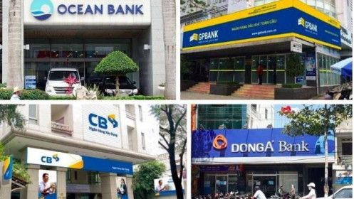 Số phận 4 ngân hàng trong diện tái cơ cấu đặc biệt hiện như thế nào?