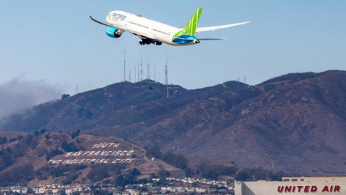 Bamboo Airways nhắm bay thẳng thường lệ TPHCM - San Francisco (Mỹ) ngay từ cuối năm