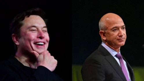 Tỷ phú Elon Musk châm chọc Jeff Bezos
