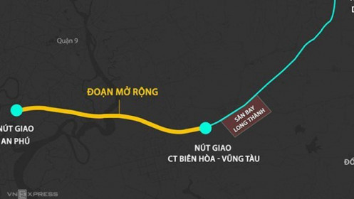 Thúc tiến độ dự án mở rộng cao tốc TP HCM - Long Thành