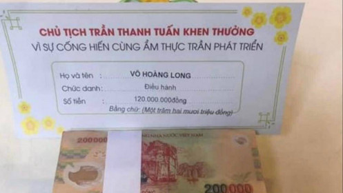 Xôn xao công ty ẩm thực thưởng Tết trăm triệu đồng mỗi người