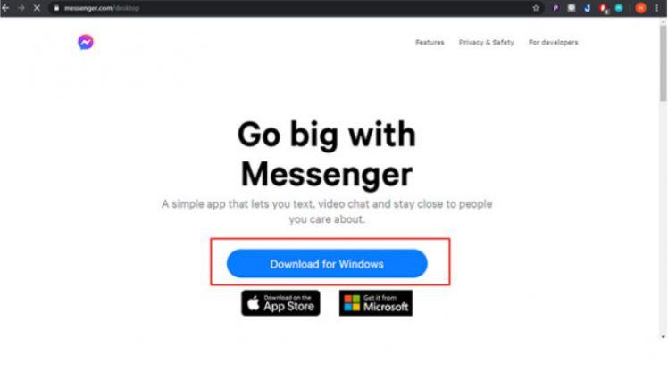 Cách tải Messenger cho máy tính cực đơn giản