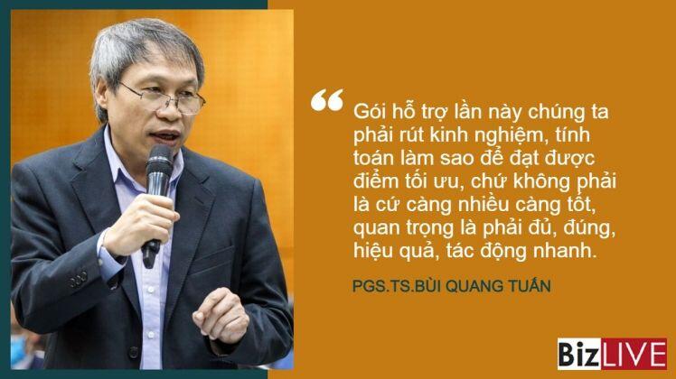 Gói hỗ trợ không thể chỉ bàn theo kiểu “hà hơi thổi ngạt”