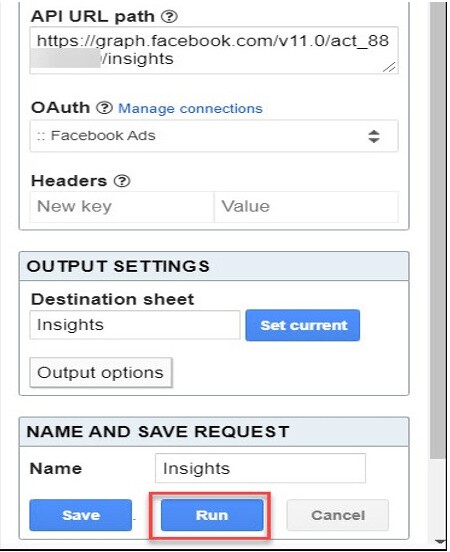 Làm cách nào để xuất dữ liệu Facebook Ads vào Google Sheets?