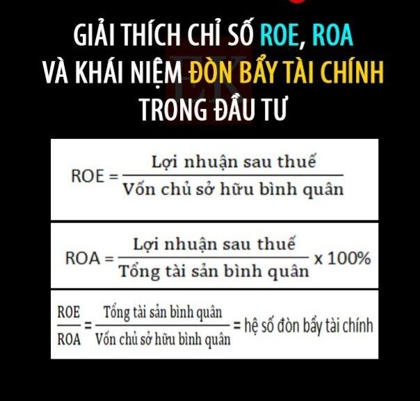 SOI CHỈ SỐ ROE, ROA TRÊN BÁO CÁO TÀI CHÍNH. 1. ROE. Một công ty tuyệt vời không nhất thiết phải là công  ...